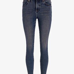 Express Mid rise Pink rinse FlexX Skinny Jeans NWT Small 0-2-4